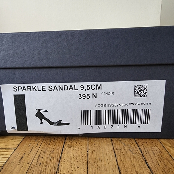 Brand New With Box Louis Vuitton Sparkle Black and Silver Women\'s Heels